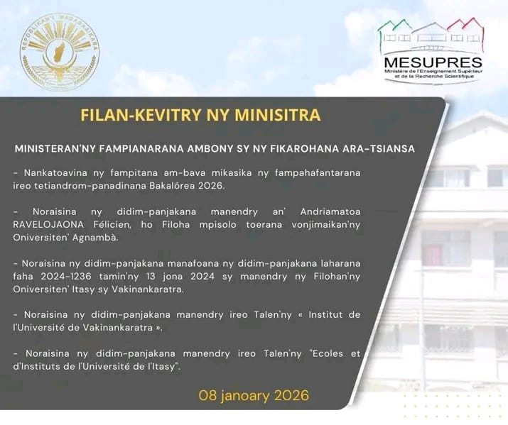 Conseil des ministres mesupres