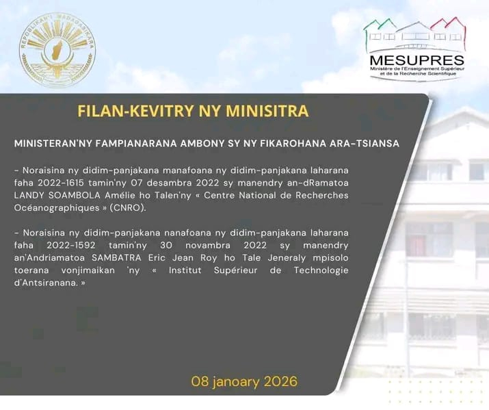 Conseil des ministres mesupres