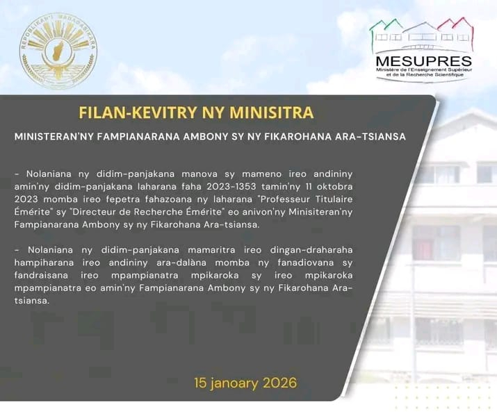 Conseil des ministres mesupres