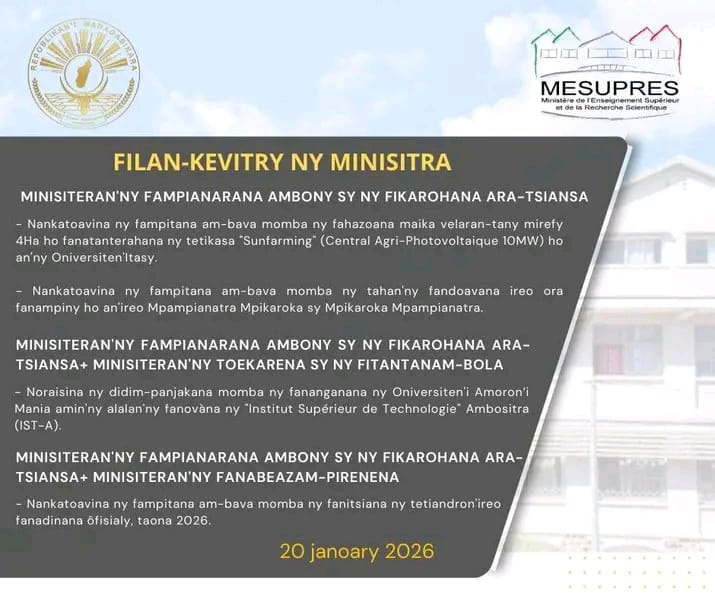 Conseil des ministres mesupres