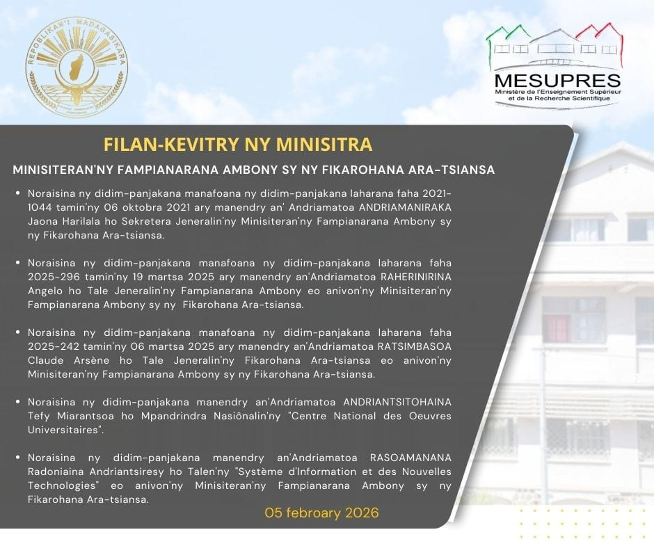 Conseil des ministres mesupres