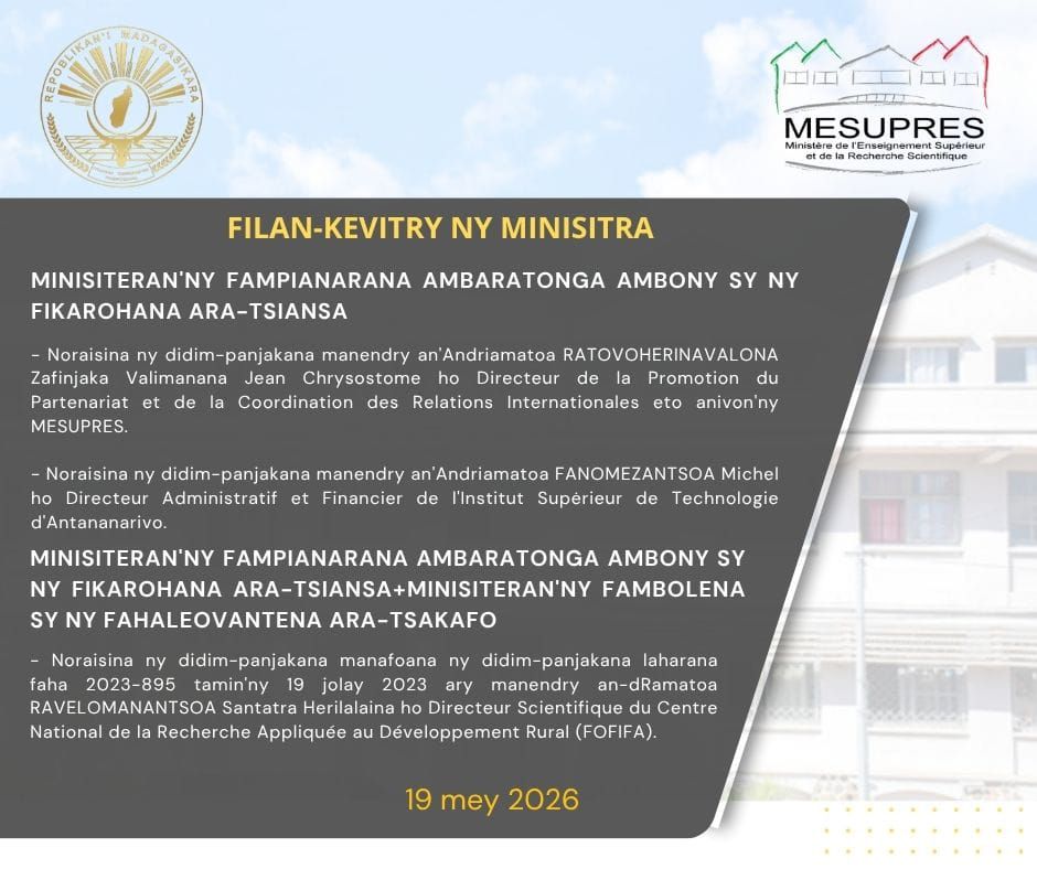 Conseil des ministres mesupres