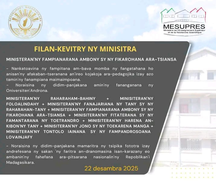 Conseil des ministres mesupres