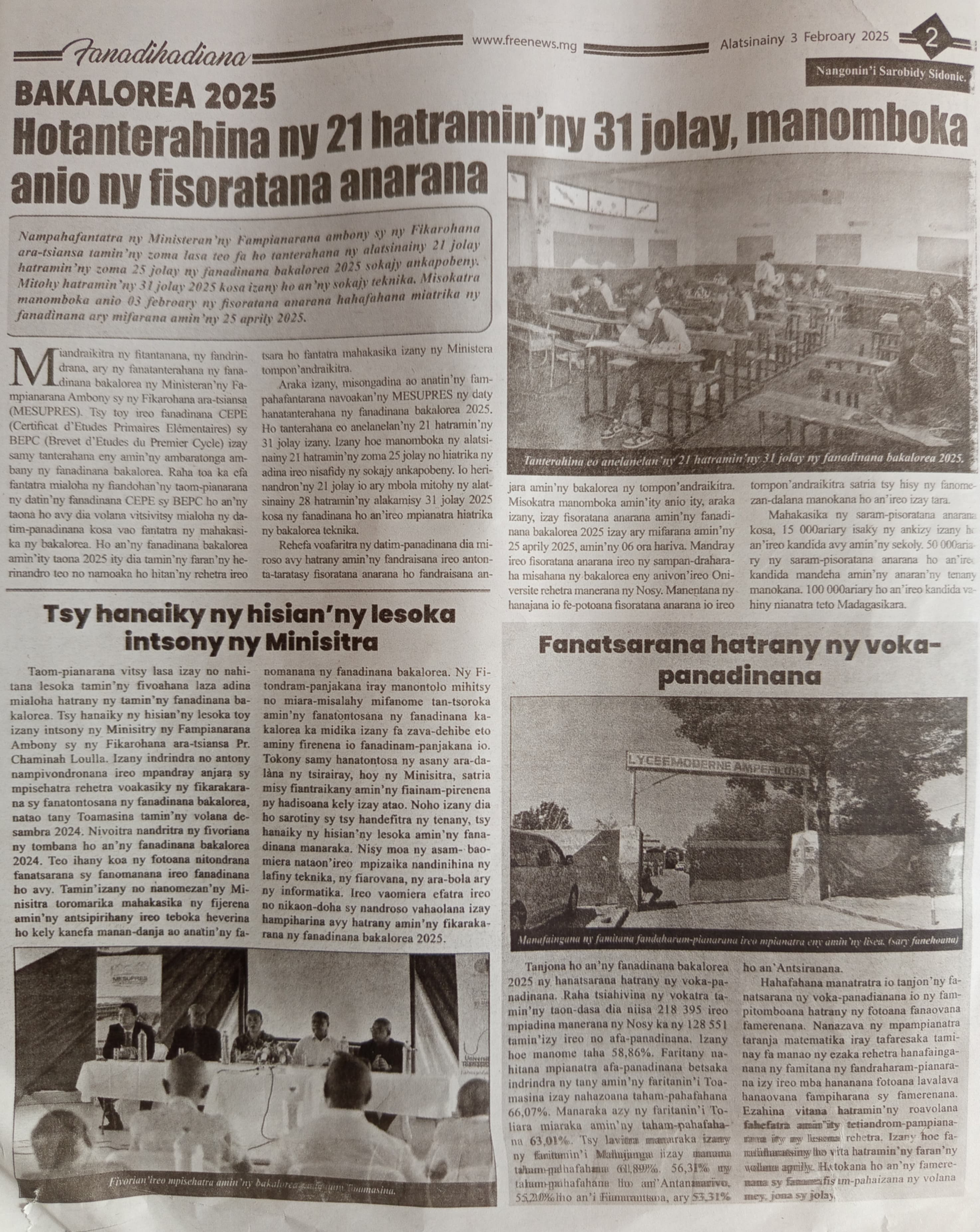 coupure journal mesupres