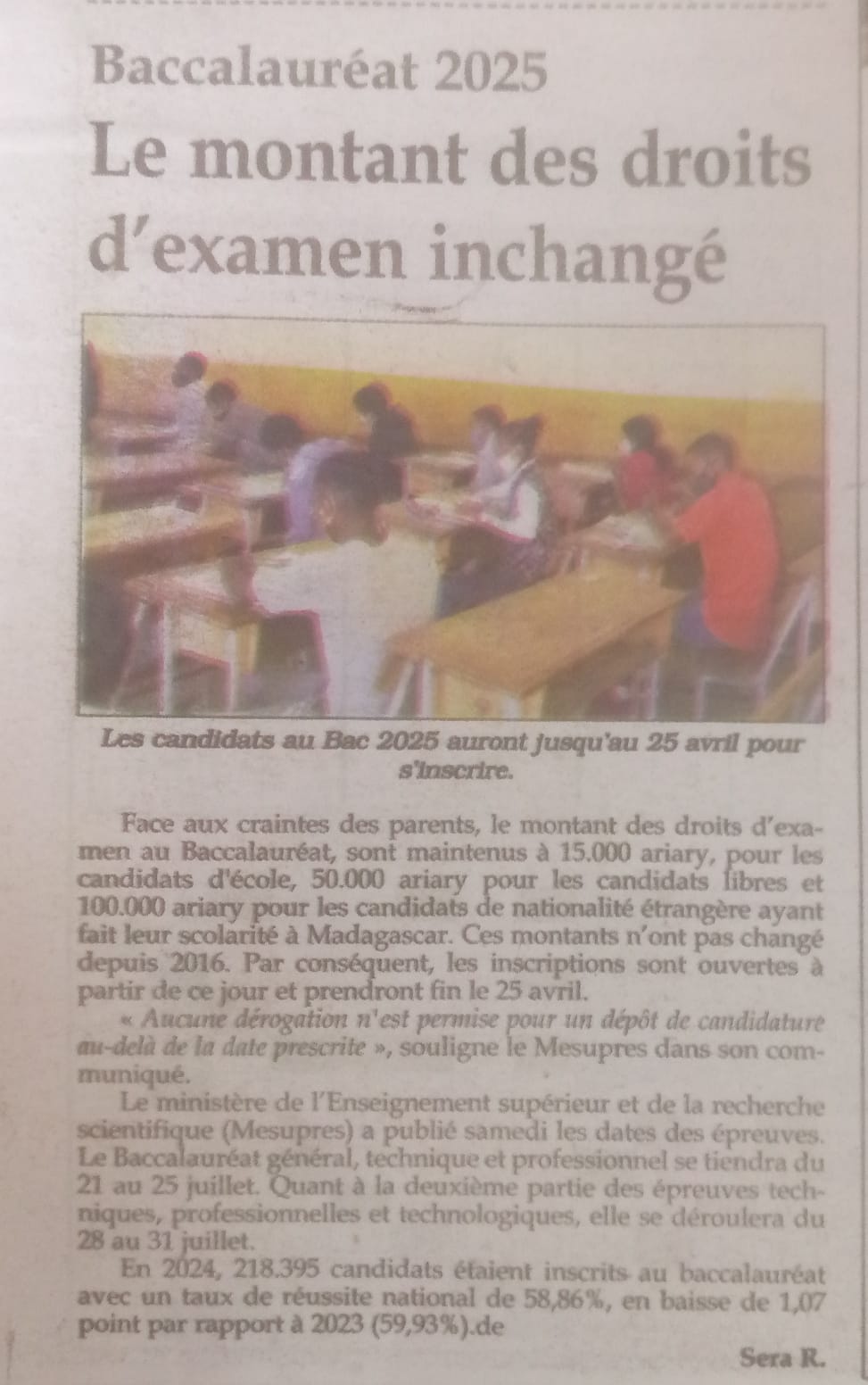coupure journal mesupres